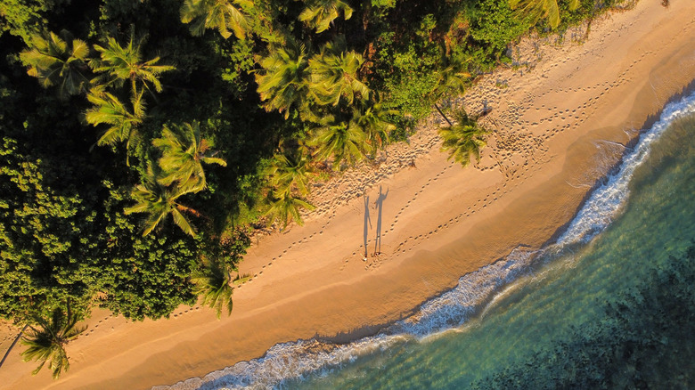 bird's-eye view of Yasawa Island