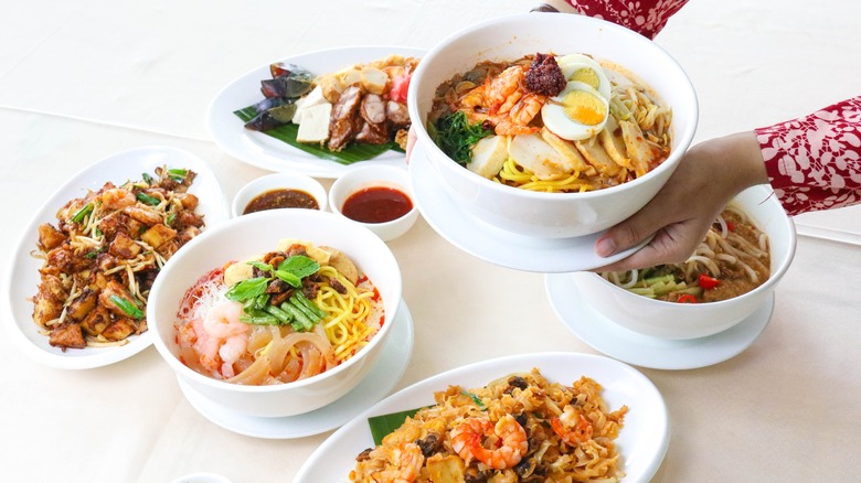 A selection of dishes from Penang