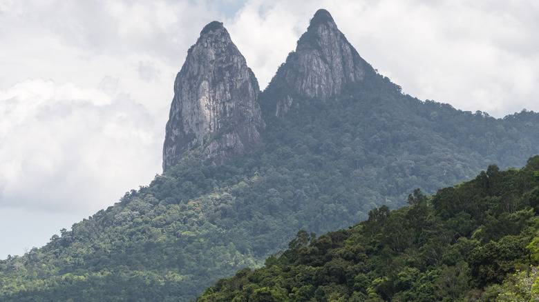 An extinct volcano on Pulau Tioman.