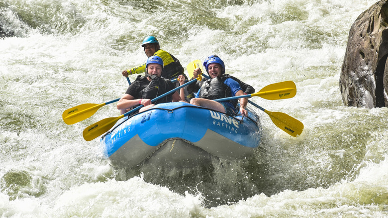 group whitewater rafting in Costa Rica