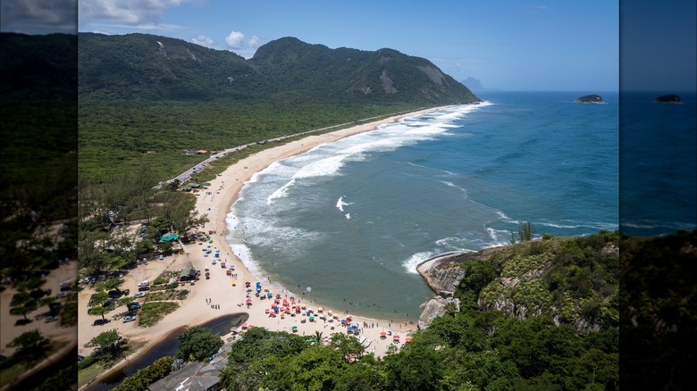 Aerial photo Grumari Beach