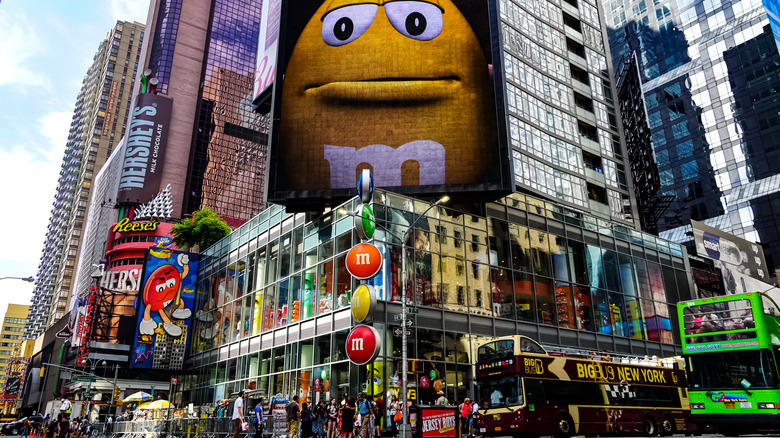 M&M's storefront in Times Square