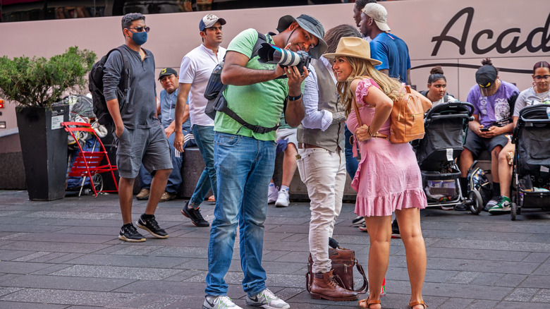 Photographer in Times Square