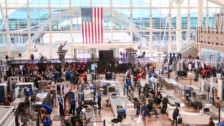 TSA screeners at Denver airport