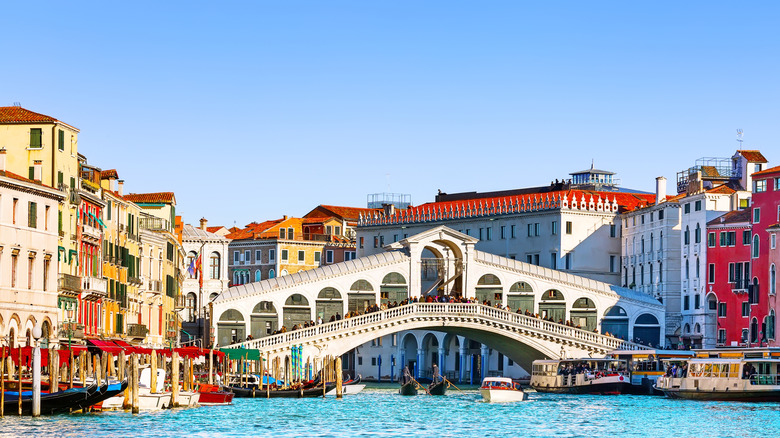 Rialto bridge over the grand canal