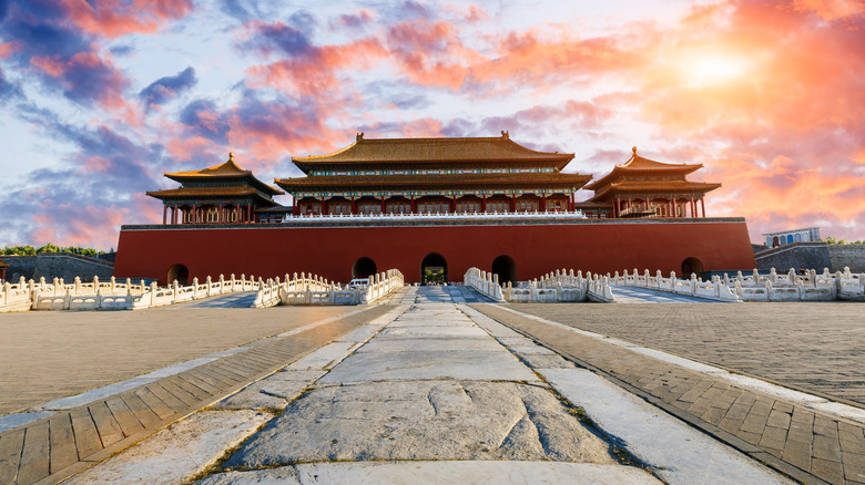 The main gate of the Forbidden City.