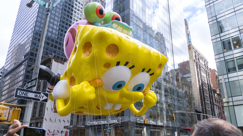 SpongeBob SquarePants float in the Macy's parade