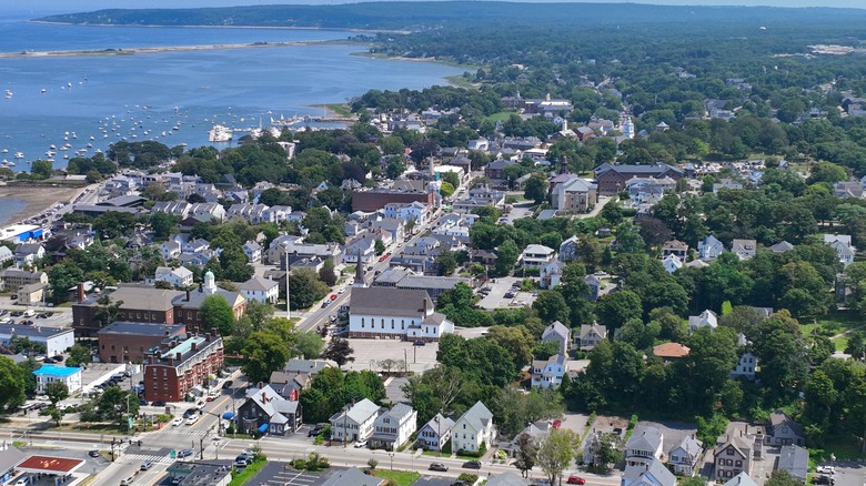 Plymouth Harbor in Massachusetts