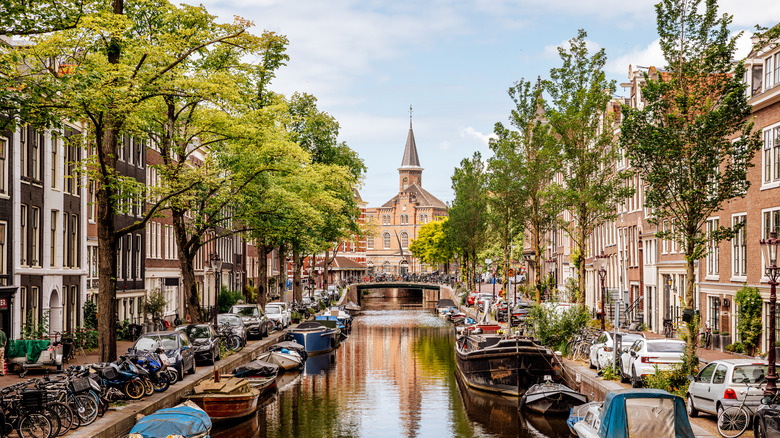 Amsterdam canals.