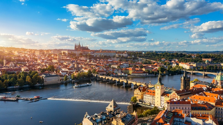 Scenic view of Prague