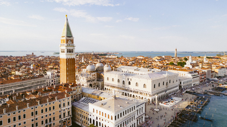 Birds Eye view of Venice