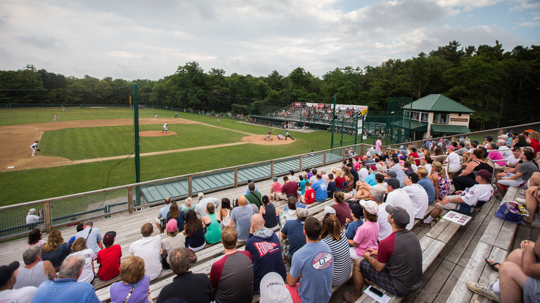 Cape Cod baseball game in progress