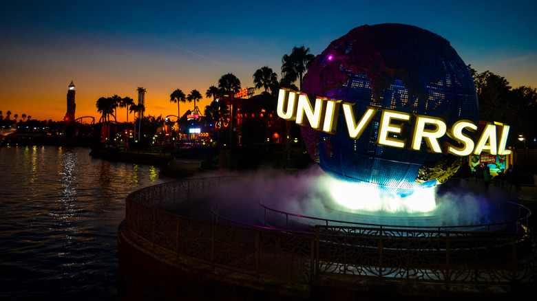 Sunset at Universal Studios Florida