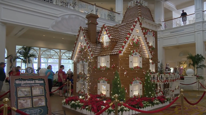 Grand Floridian Resort's huge gingerbread house