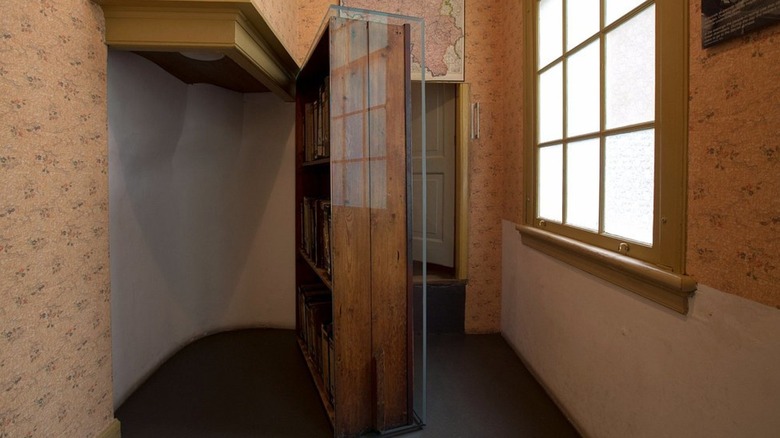 The hidden door at the Anne Frank House in Amsterdam.