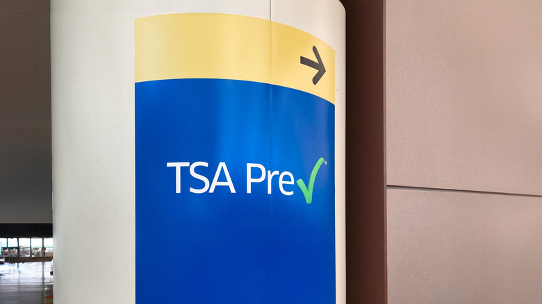 TSA PreCheck sign