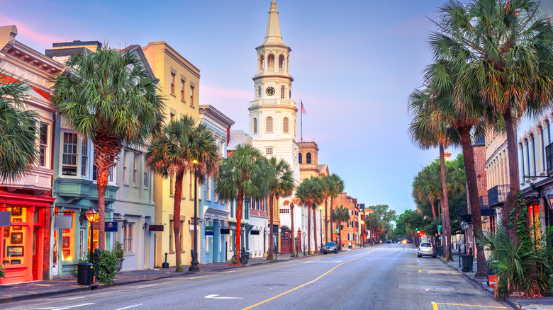 Historic area of Charleston