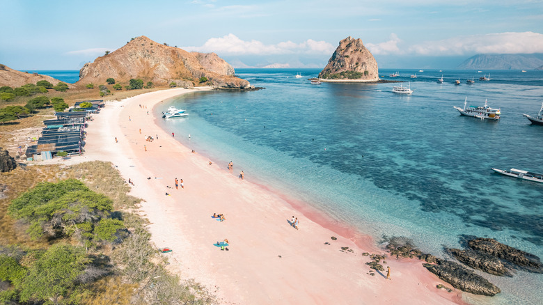 Pantai Merah on Komodo island