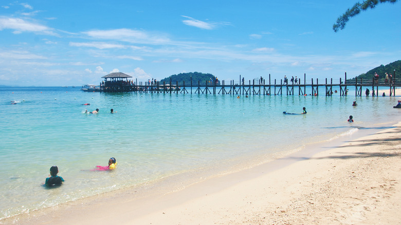 Snorkeling near Kota Kinabalu