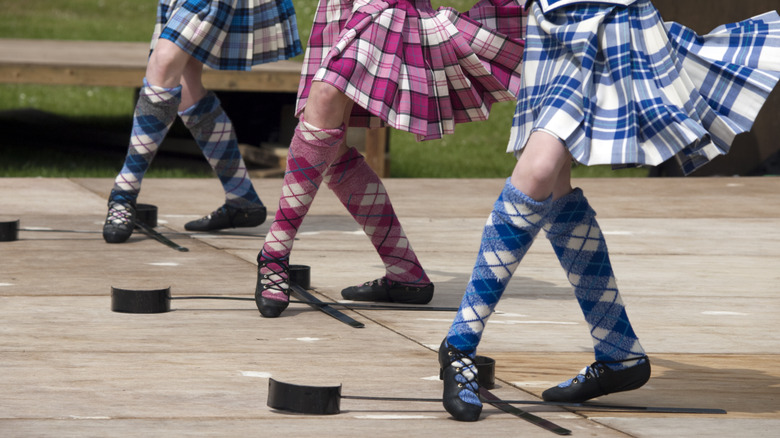 Sword dancing at Highland Games