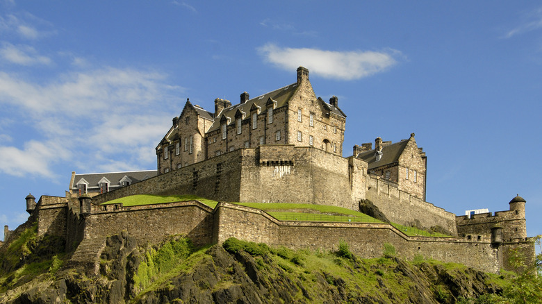 Edinburgh Castle from a distance