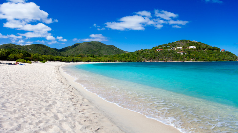 A stunning beach on Tortola