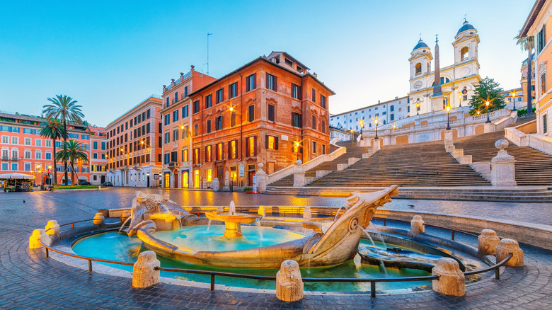 The Spanish Steps in Rome