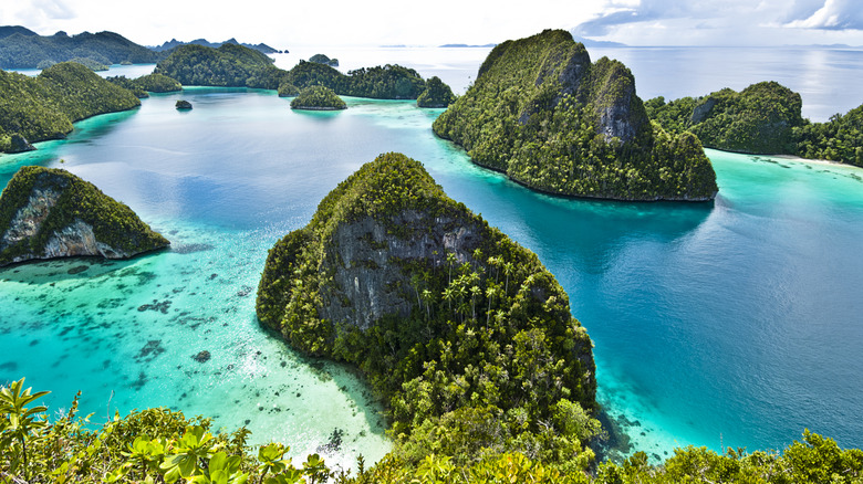 Raja Ampat aerial view