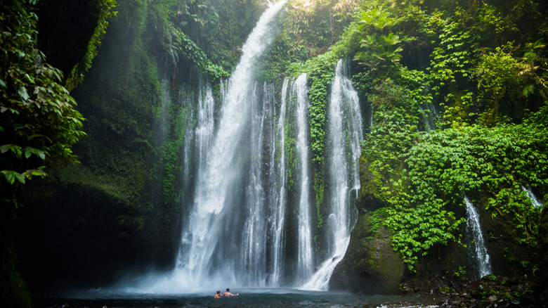 waterfall in Lombok