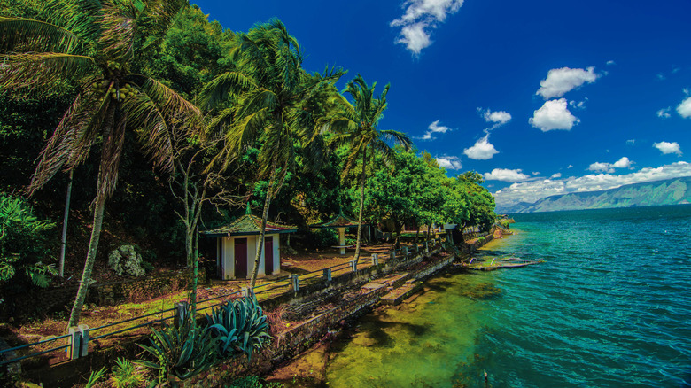 Lake Toba in Sumatra