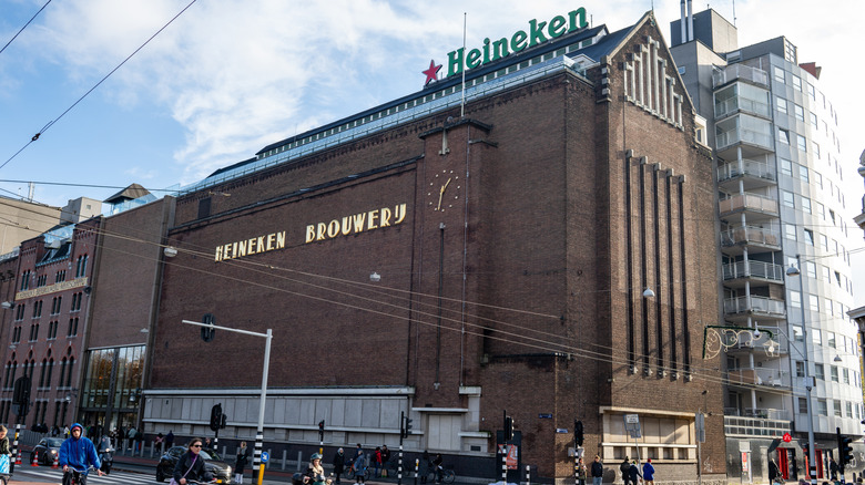 Heineken Experience building in Amsterdam