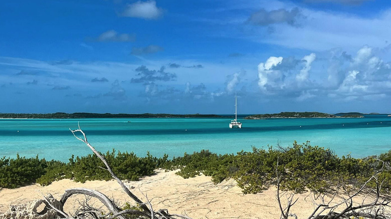 Exuma Cays park in Bahamas