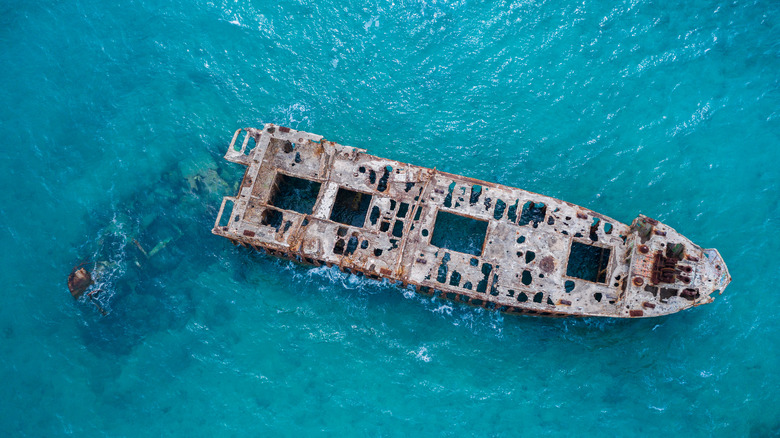 Sapona shipwreck in the Bahamas