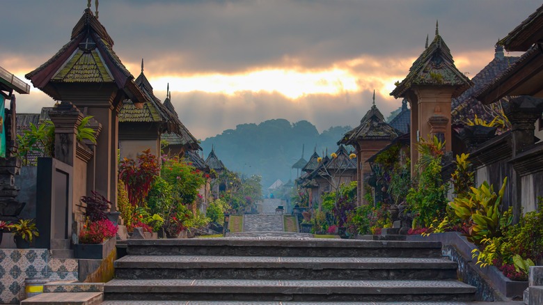 A village in Bali