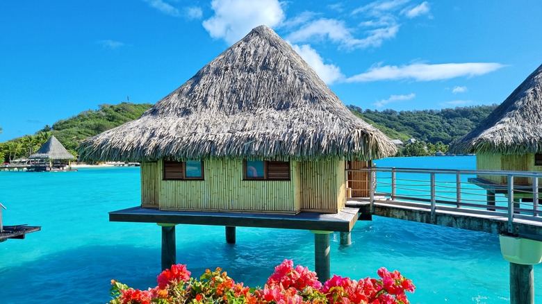 overwater bungalow in Bora Bora