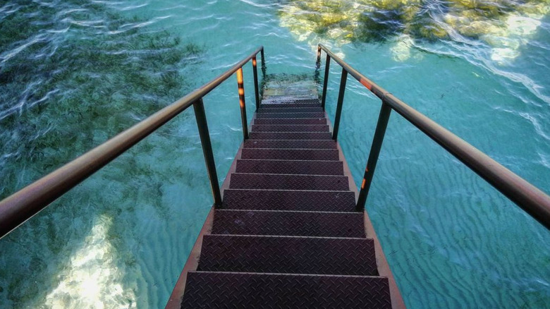 Stairs at Palafitos Overwater Bungalow