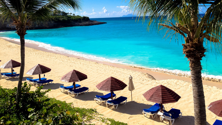 Belmond La Samanna beach chairs