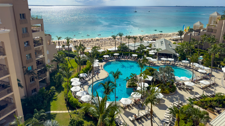 Grand Cayman Ritz-Carlton aerial view