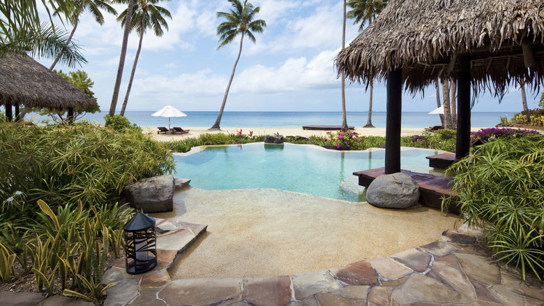 Como Laucala plantation villa pool