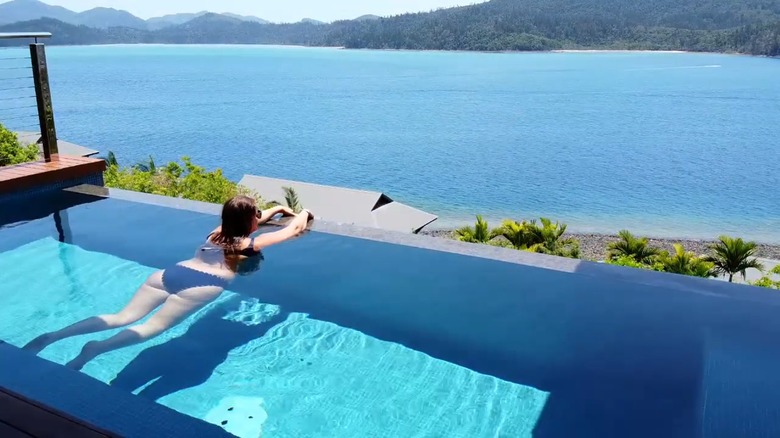 Private pool at Qualia, Australia