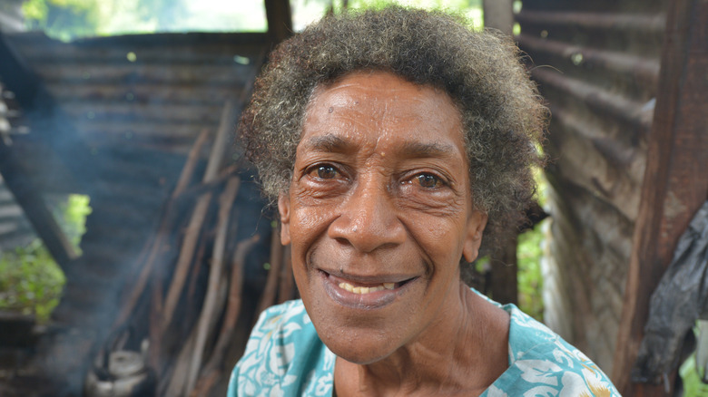 Elderly woman from Fiji