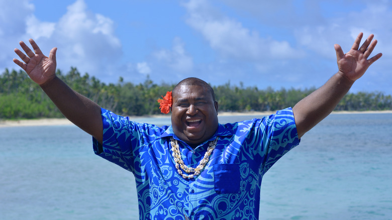 Fiji man greeting