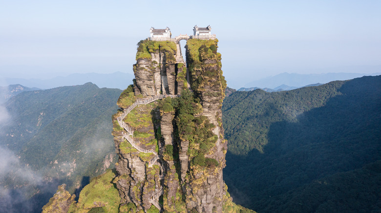 The golden summit of Fanjingshan Temples, China