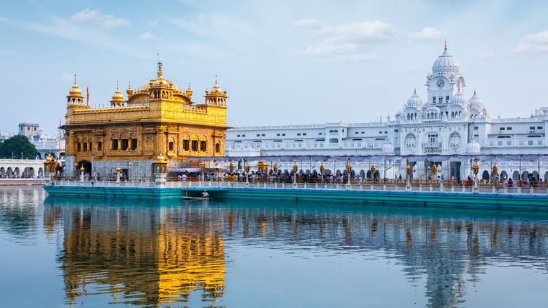 The Golden Temple in India, the Holy Place of Sikhism.