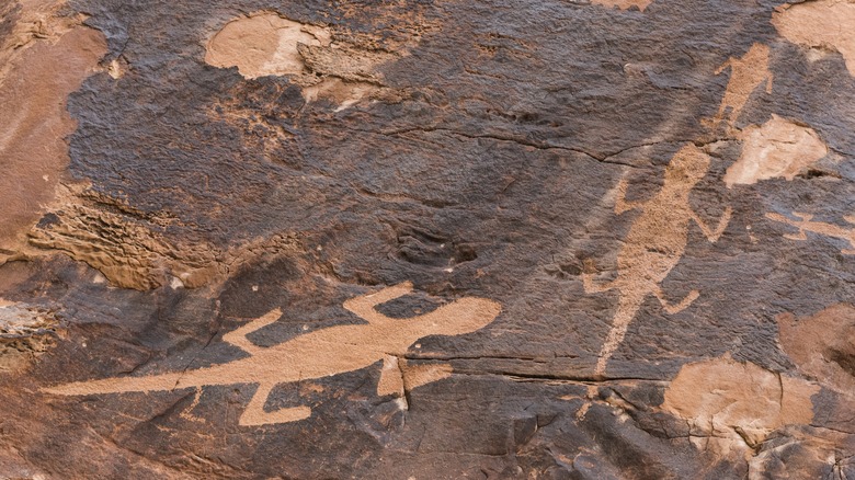 Lizard rock art at Dinosaur National Monument