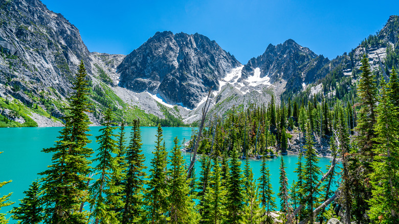 View of Colchuck Lake in Washington State