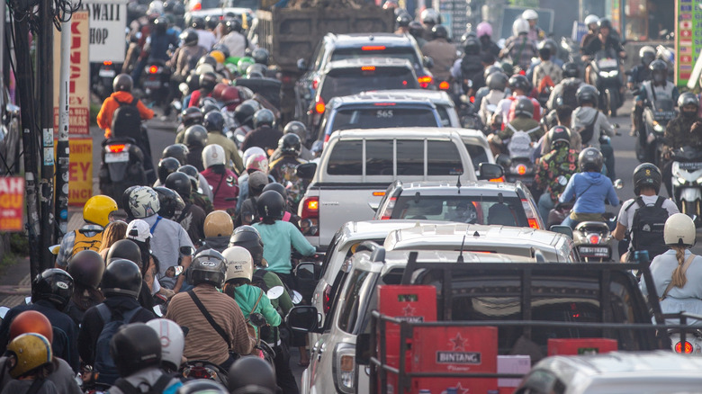 Traffic in Bali