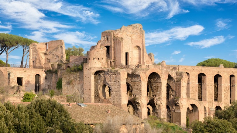 Remnants of the Circus Maximus in Rome