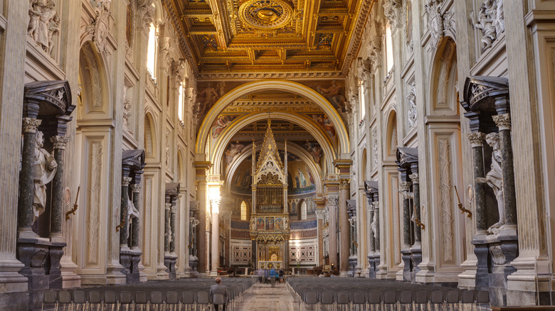 Gilded interior, San Giovanni altar