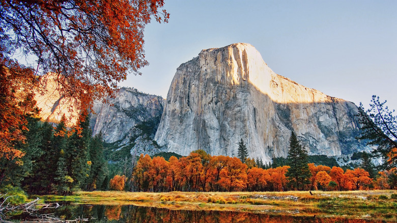 el capitan mountain yosemite fall